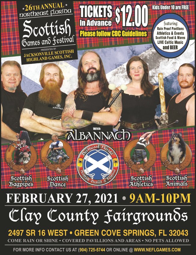 NE Florida Scottish Games and Festival returns to fairgrounds Clay Today